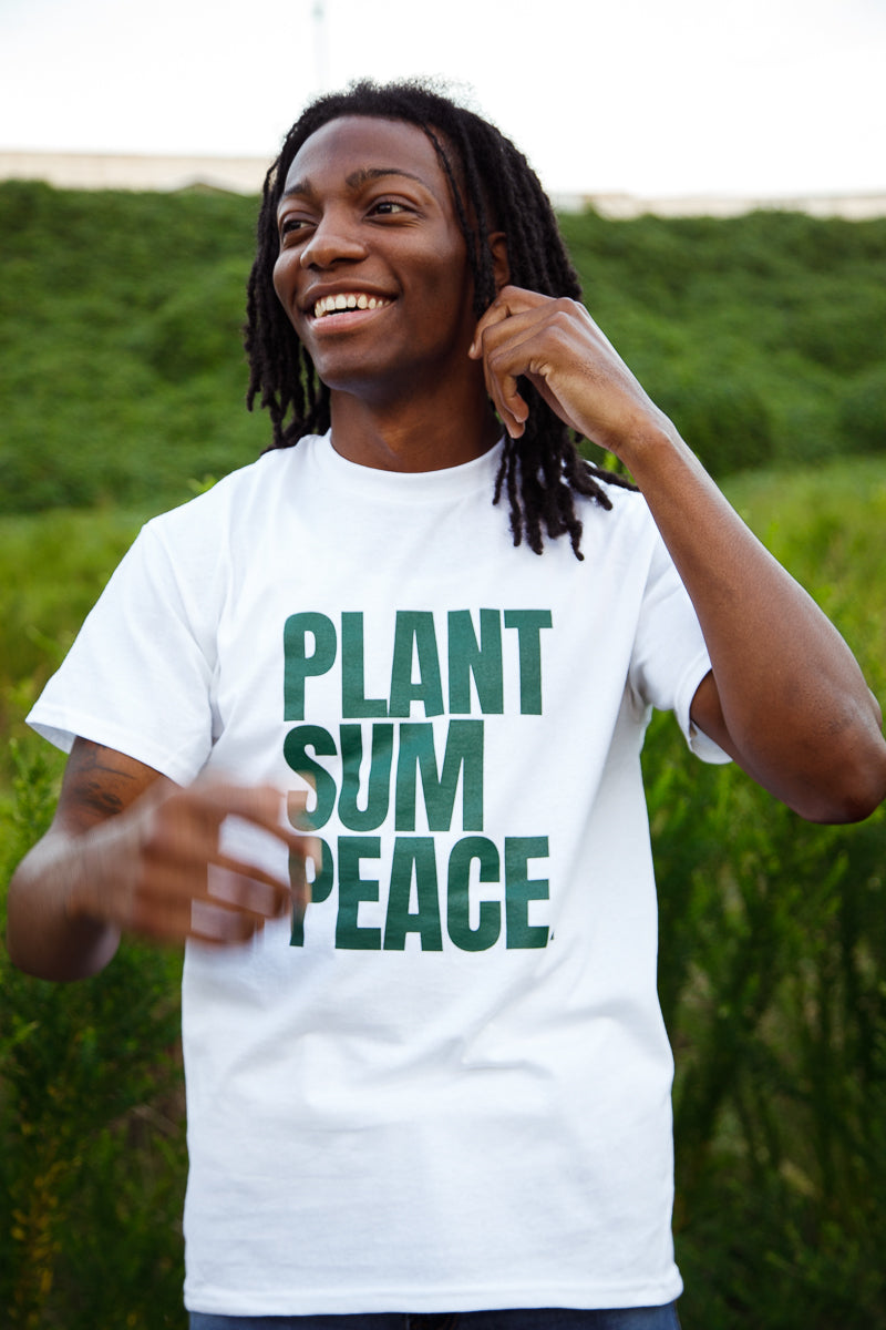 Plant Sum Peace White Tee