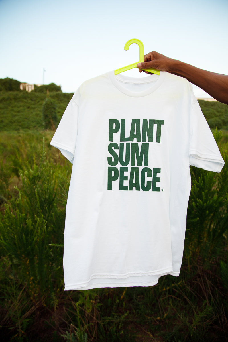 Plant Sum Peace White Tee