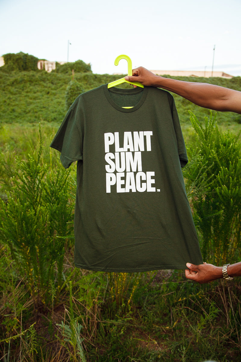 Plant Sum Peace Green Tee