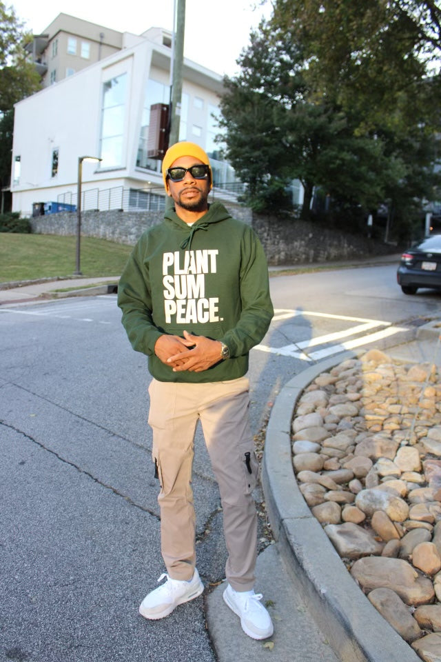 Plant Sum Peace Green Sweatshirt