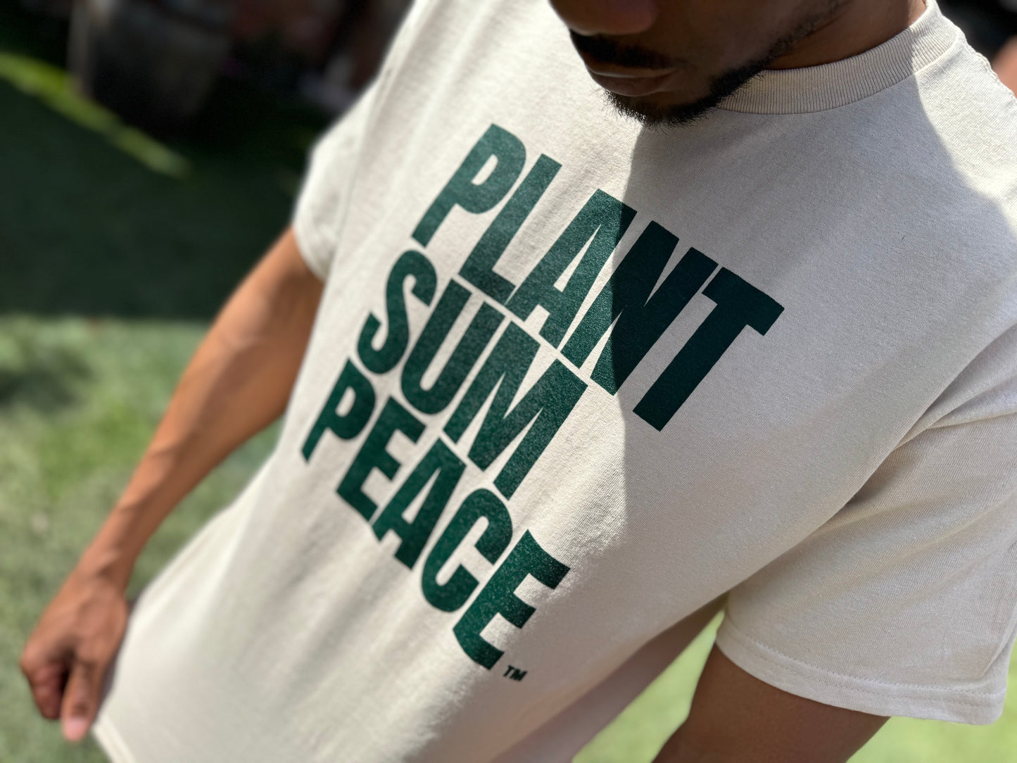 Plant Sum Peace Tan Tee